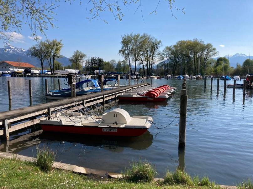 Feriennest Chiemseeglueck Übersee Exterior foto